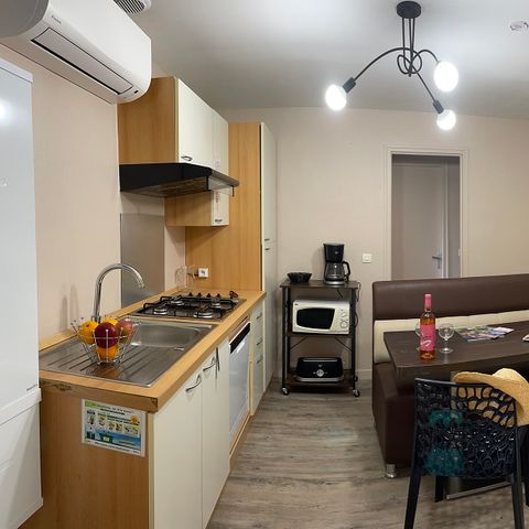 BUNGALOW 4 personnes - Cottage LA GARIOTTE - 4 personnes - 2 chambres - Climatisé - Télévision - Lave-vaisselle - S