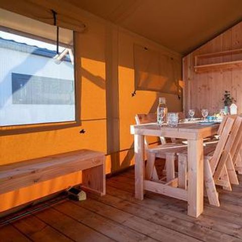 TENTE TOILE ET BOIS 5 personnes - SunLodge Taiga
