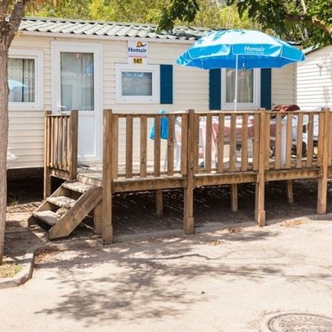 Mobilhome 6 personnes - Mobil-home | Classic | 2 Ch. | 4/6 Pers. | Terrasse surélevée non couverte | Clim.