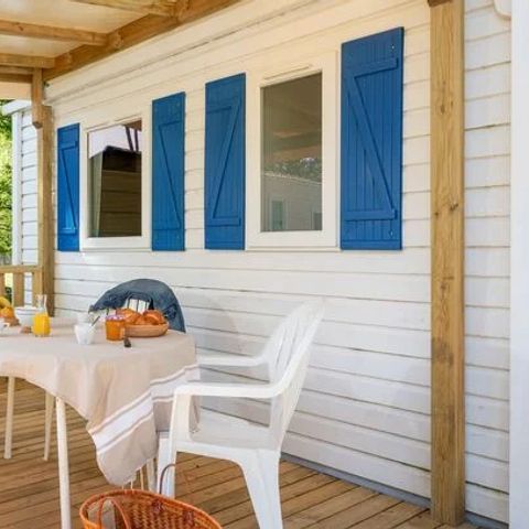 MOBILHOME 6 personnes - Classic XL | 3 Ch. | 6 Pers. | Terrasse surélevée | Clim.