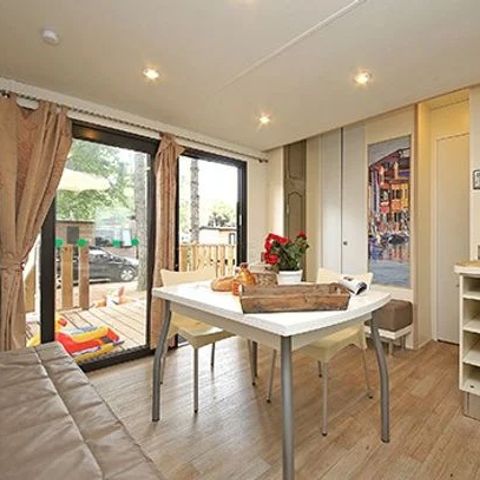 MOBILHOME 6 personnes - Comfort | 3 Ch. | 6 Pers. | Terrasse surélevée | Clim.