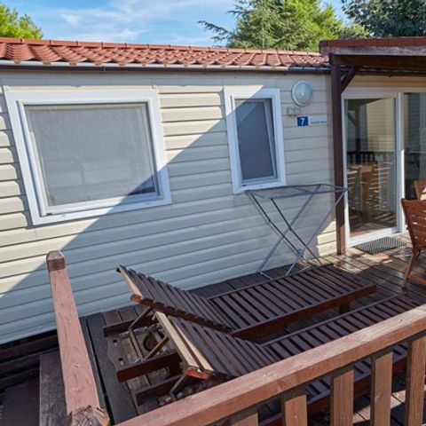 MOBILHOME 6 personnes - Premium | 3 Ch. | 6 Pers. | Terrasse surélevée | Clim
