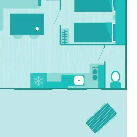 MOBILHOME 4 personnes - Cottage 3 Pièces 4 Personnes Climatisé + TV ***