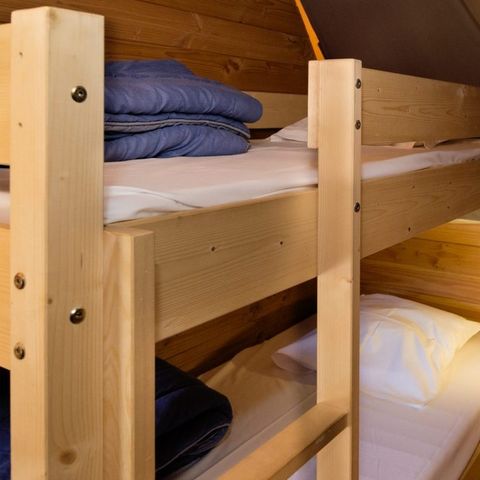 TENTE TOILE ET BOIS 4 personnes - Tipi 4pers 2ch **