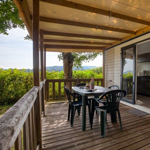 MOBILHOME 4 personnes - Bahia - 2 chambres - 28 m2 (+Terrasse couverte 11 m2) 4 personnes