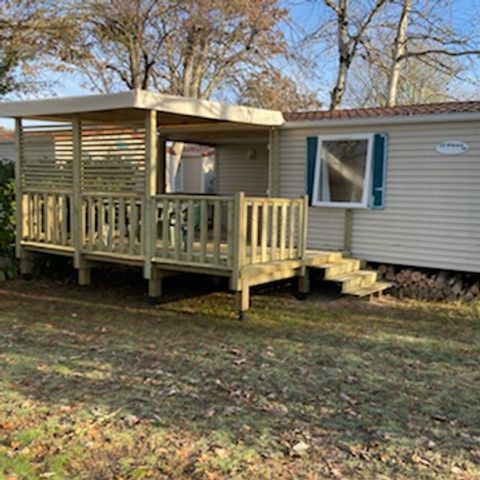 MOBILHOME 4 personnes - O'Hara CONFORT- 2 chambres - 24,5 m2 (+ Terrasse semi couverte de 18 m2) 4 personnes