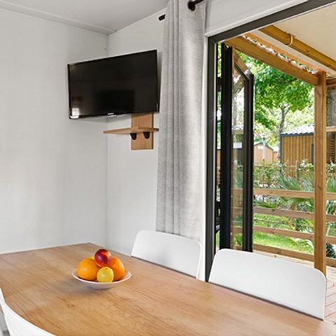 Mobilhome 4 personnes - Ultimate | 2 Ch. | 4 Pers. | Terrasse Surélevée | Clim. | TV