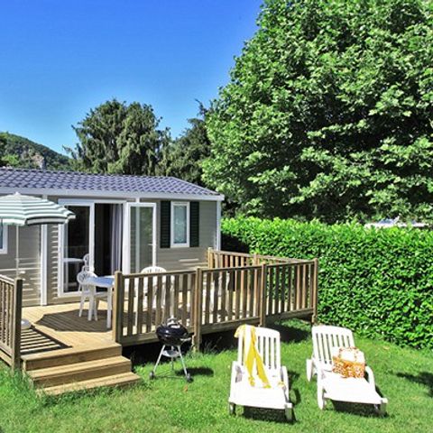Mobilhome 6 personnes - Comfort XL | 3 Ch. | 6 Pers. | Terrasse surélevée non couverte | TV