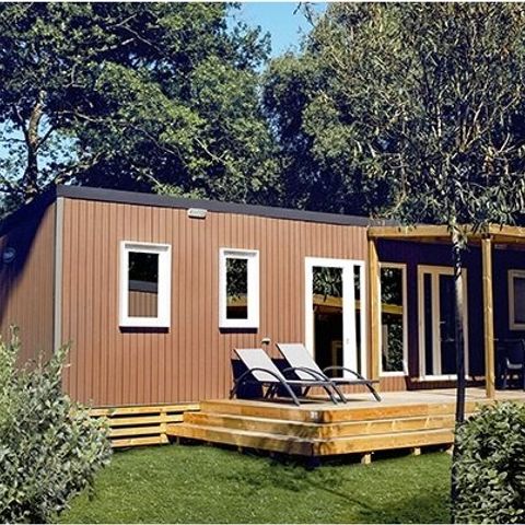 Mobilhome 4 personnes - Ultimate | 2 Ch. | 4 Pers. | Terrasse simple | 2 SDB | Clim. | TV
