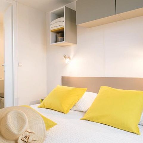 Mobilhome 6 personnes - Ultimate | 3 Ch. | 6 Pers. | Terrasse simple | 2 SDB | Clim. | TV