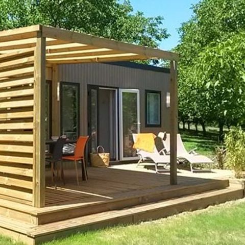 Mobilhome 6 personnes - Ultimate | 3 Ch. | 6 Pers. | Terrasse Lounge | 2 SDB | Clim. | TV