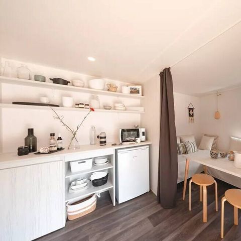 Mobilhome 4 personnes - Coco Sweet | 2 Ch. | 4 Pers. | Terrasse surélevée | Sans SDB | Clim.