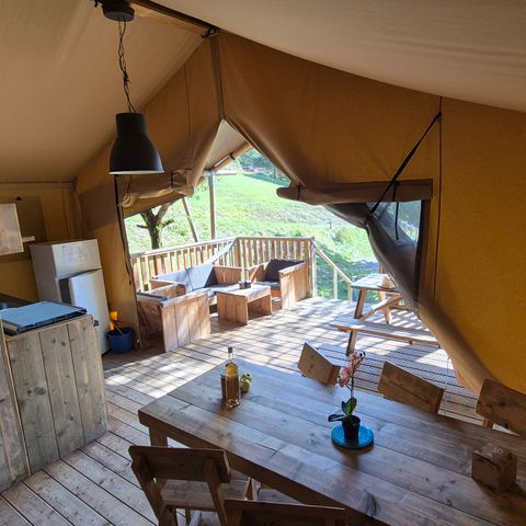 Hébergement 6 personnes - TENTE SAFARI 6p
