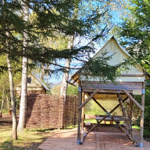 HÉBERGEMENT INSOLITE 1 personne - Bivouac sur Pilotis (sans sanitaires)