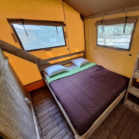 TENTE TOILE ET BOIS 6 personnes - Lodge SAFARI 6 pers