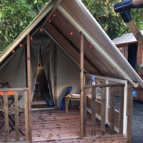 TENTE TOILE ET BOIS 1 personne - Cyclo-Tente 