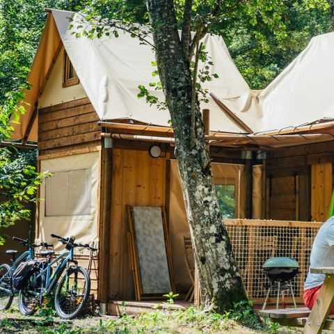 TENTE TOILE ET BOIS 6 personnes - Cabatente 4/6 pers