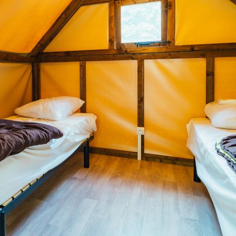 TENTE TOILE ET BOIS 4 personnes - Poly'tente 4 pers