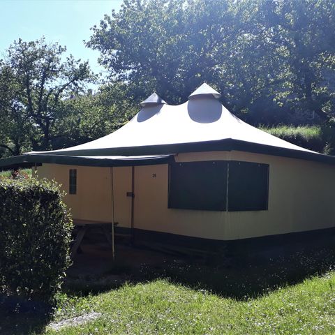 BUNGALOW TOILÉ 6 personnes - Bungalow toilé CYRUS -  Sans sanitaires