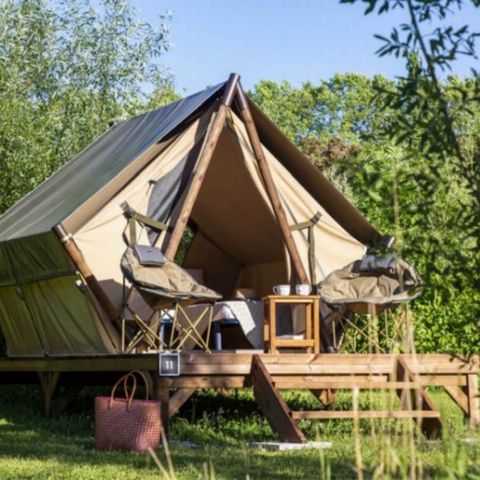 Tente en toile et en bois 2 personnes - TENTE MOOREA 2 PERSONNES