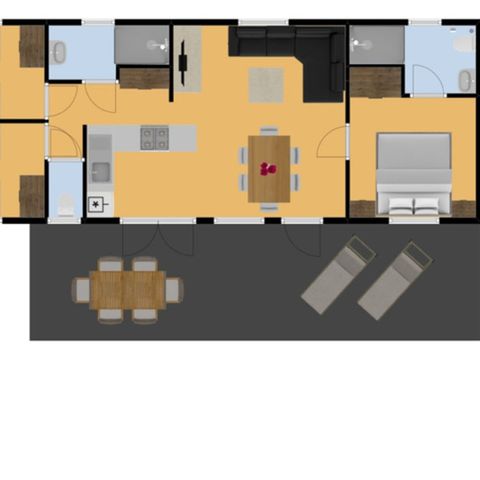 MOBILHOME 6 personnes - Muzelle