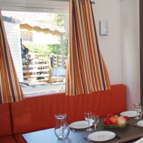 MOBILHOME 6 personnes - Mobil-home Confort 29m² 3 chambres + terrasse couverte - sans tv - sans clim 6 pers