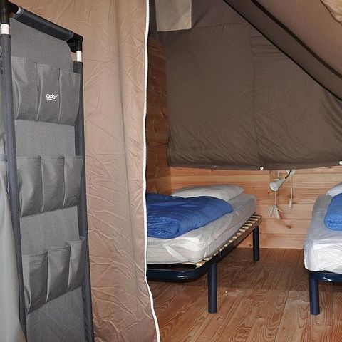TENTE TOILE ET BOIS 4 personnes - Amazone (pas de sanitaires)