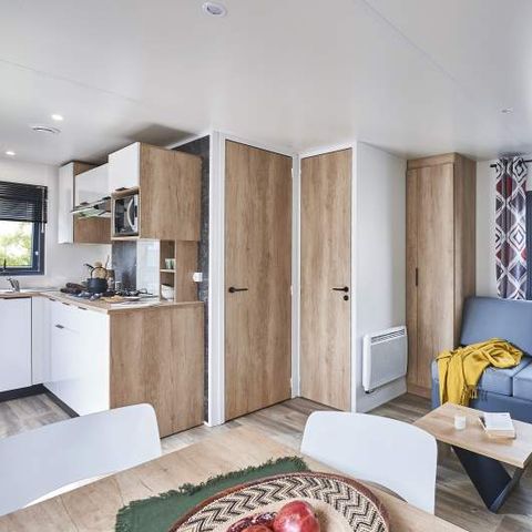 MOBILHOME 8 personnes - Family Premium 8 Personnes (2023) grande terrasse semi couverte + TV +lave vaisselle+WIFI