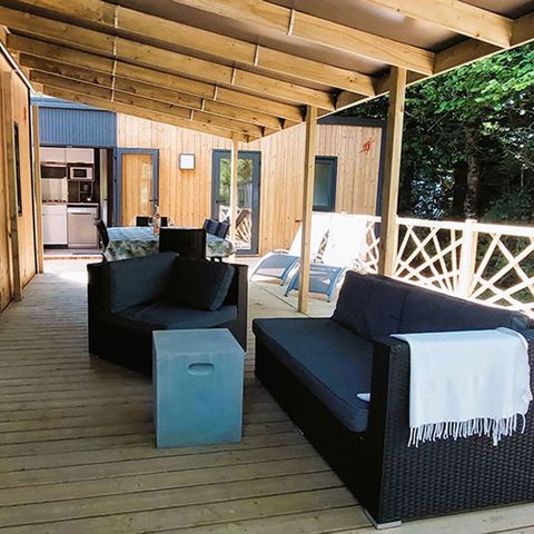 Mobilhome 8 personnes - Family Premium 8 Personnes (2023) grande terrasse semi couverte + TV +lave vaisselle+WIFI