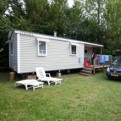 MOBILHOME 4 personnes - Le Châtaignier  Dimanche 29m² (2 chambres) + terrasse intégrée + TV, free WIFI* 4 pers.