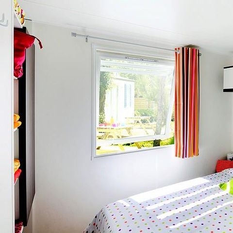 Mobilhome 6 personnes - Mobil-home Le Platane (3 chambres) BORD RIVIERE - Grande terrasse - TV