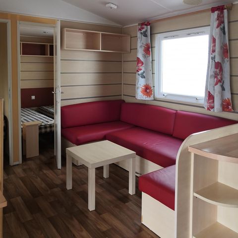 MOBILHOME 8 personnes - Standard 24-34m² - 3 chambres - terrasse couverte + TV*