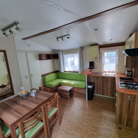 MOBILHOME 8 personnes - Standard 24-34m² - 3 chambres - terrasse couverte + TV*