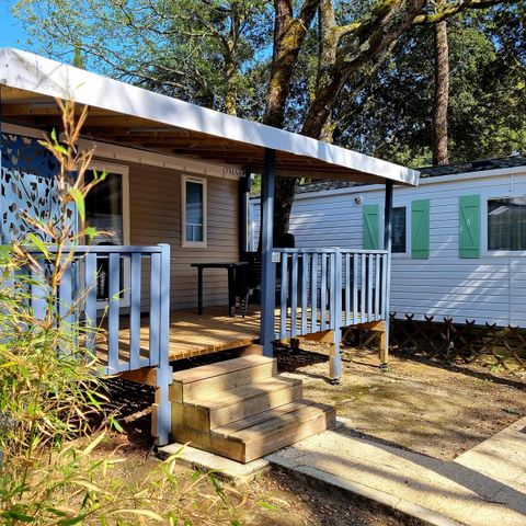 MOBILHOME 6 personnes - Confort 22-28m² - 2 chambres - terrasse couverte + TV*