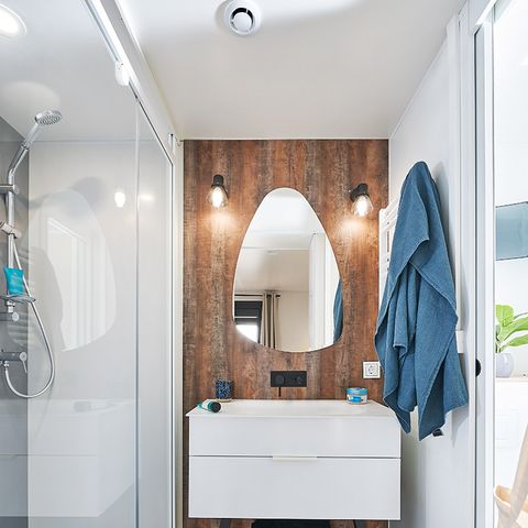 MOBILHOME 6 personnes - Premium 22-28m² - 2 chambres + TV + Terrasse couverte & draps jetables fournis*