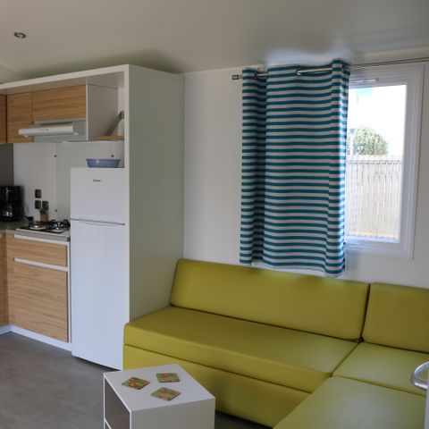 MOBILHOME 6 personnes - Mobilhome Baltique - 37m² - 3 chambres - Climatisé