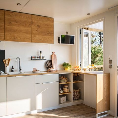 MOBILHOME 4 personnes - FAMILY PREMIUM, 28 m²  avec clim
