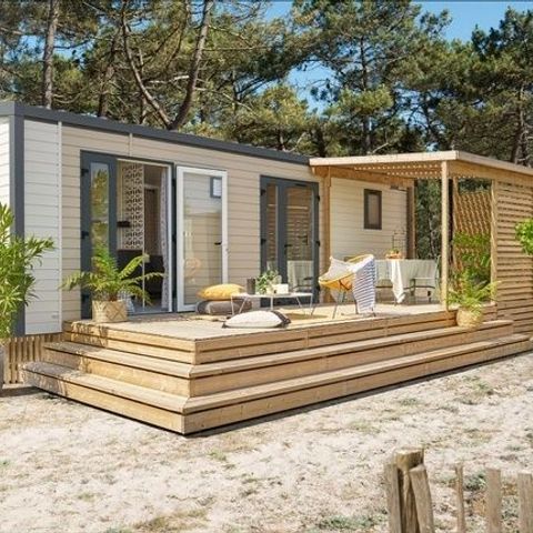 MOBILHOME 4 personnes - FAMILY LUXE PREMIUM, 30 m² avec jacuzzi et clim