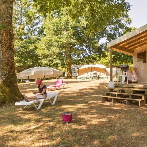 MOBILHOME 4 personnes - TOILÉ NATURE CLASSIC 20 m² sans sanitaires