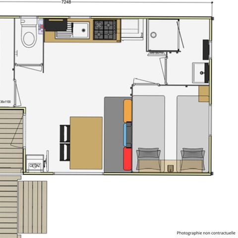 MOBILHOME 4 personnes - MELIFERA