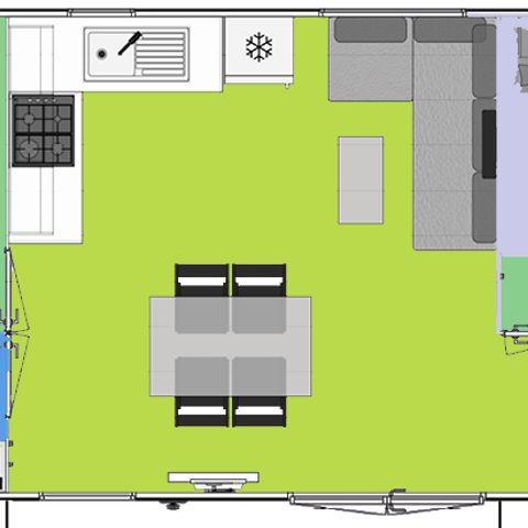 MOBILHOME 4 personnes - Cottage Macéron