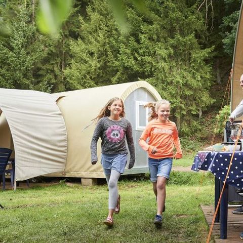 Tente en toile et en bois 4 personnes - COCO - SWEET - Sans sanitaires