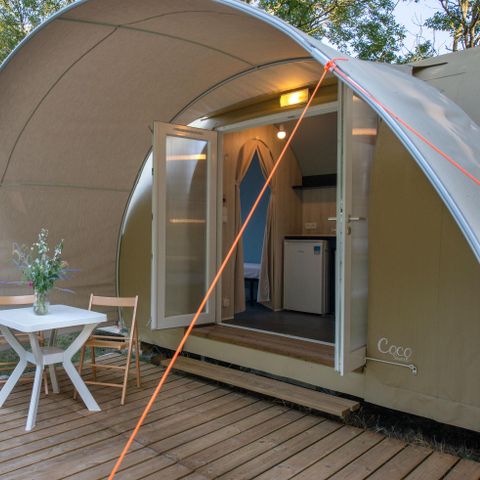 TENTE TOILE ET BOIS 4 personnes - COCO SWEET sans sanitaires