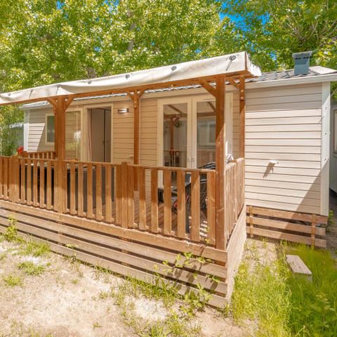 MOBILHOME 6 personnes - Mobil-home | Premium | 3 Ch. | 6 Pers. | Terrasse surélevée | Clim.