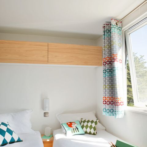 MOBILHOME 8 personnes - Mobil-home 32m² (3 chambres) + grande terrasse semi-couverte de 18m²
