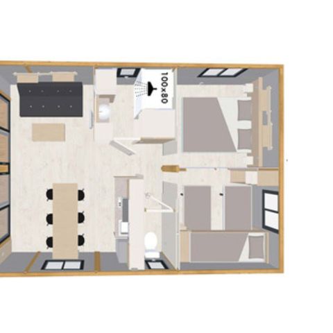 CHALET 5 personnes - Evasion 2 chambres 25m²