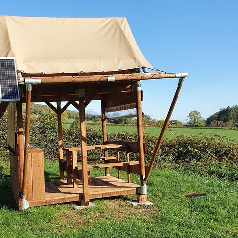 TENTE TOILE ET BOIS 2 personnes - Tente Bivouac Standard - 5m²
