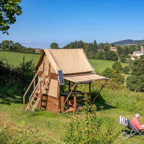 TENTE TOILE ET BOIS 2 personnes - Tente Bivouac Standard - 5m²