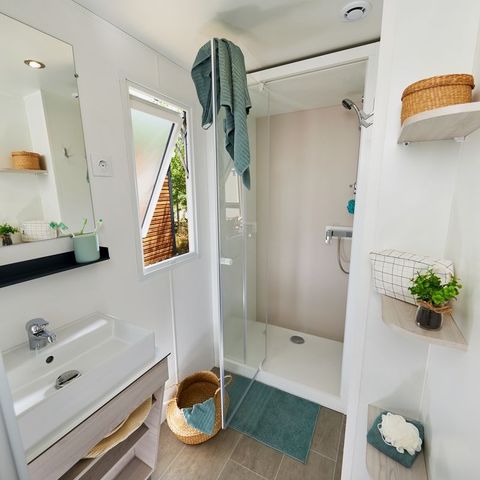 MOBILHOME 4 personnes - Premium 33m² - 2 chambres - terrasse couverte