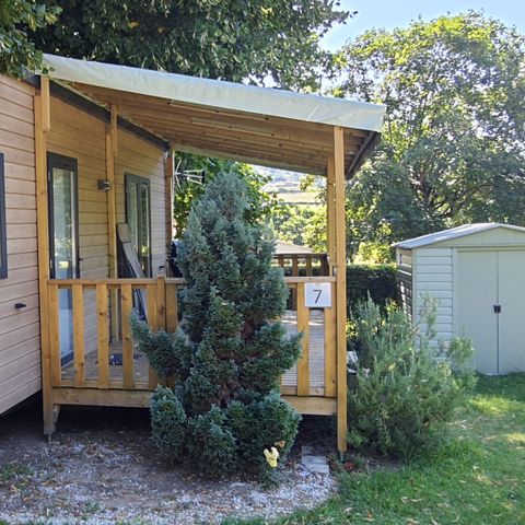 MOBILHOME 4 personnes - Premium 33m² - 2 chambres - terrasse couverte
